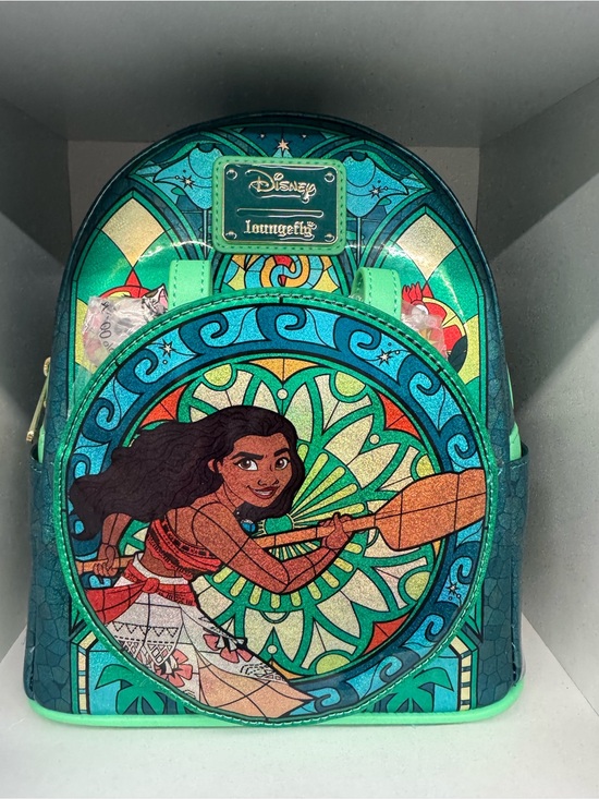 Loungefly Handbags - Loungefly Moana Stained-Glass Mini Backpack